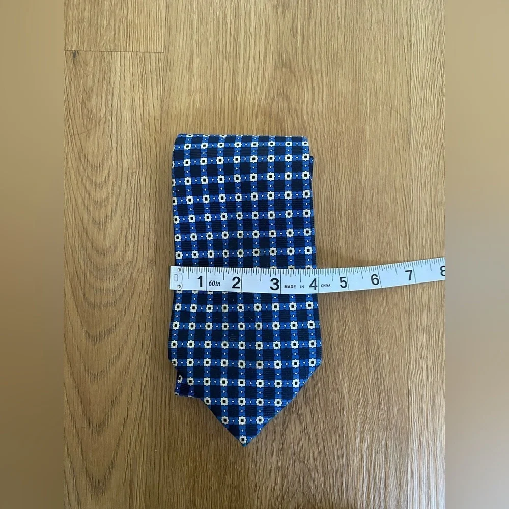 Polo by Ralph Lauren Blue Geometric Tie